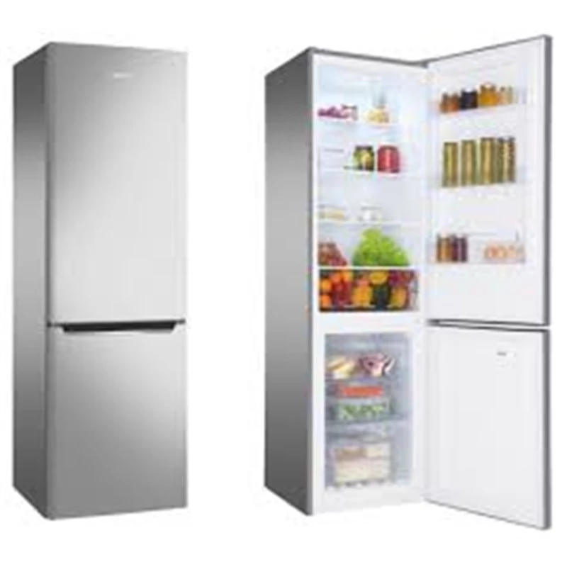 Combinado frigorífico-congelador AMICA FK 2995.2FTX(E) 299L — Inox, congelador em baixo, No Frost, 181 cm