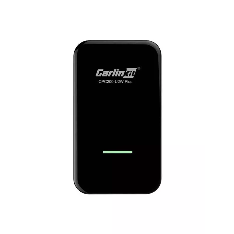 Adaptador sem fios Carlinkit U2W Plus para Apple CarPlay, preto