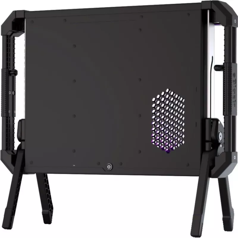 Caixa de PC portátil Eblaztr - Preto - Caixa de PC - Mini Tower - Preto