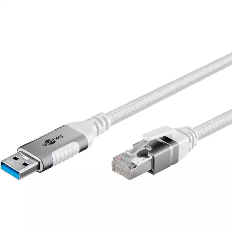 Cabo Ethernet USB-a 3.2 Gen1 ficha macho > ficha RJ-45, adaptador LAN