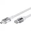 Goobay 74178 - Cabo adaptador de rede USB 3.1 Type-C Gigabit Ethernet 5 m - placa de rede - 1.000 Mbit/s (74178)
