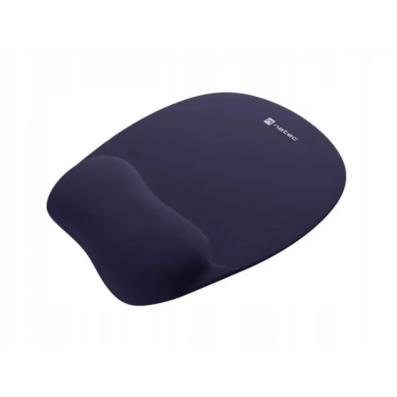 Tapete de rato Natec Chipmunk azul-marinho 230x200mm espuma de memória