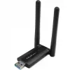 Adaptador USB Wi-Fi duplo sem fios rápido 2 X