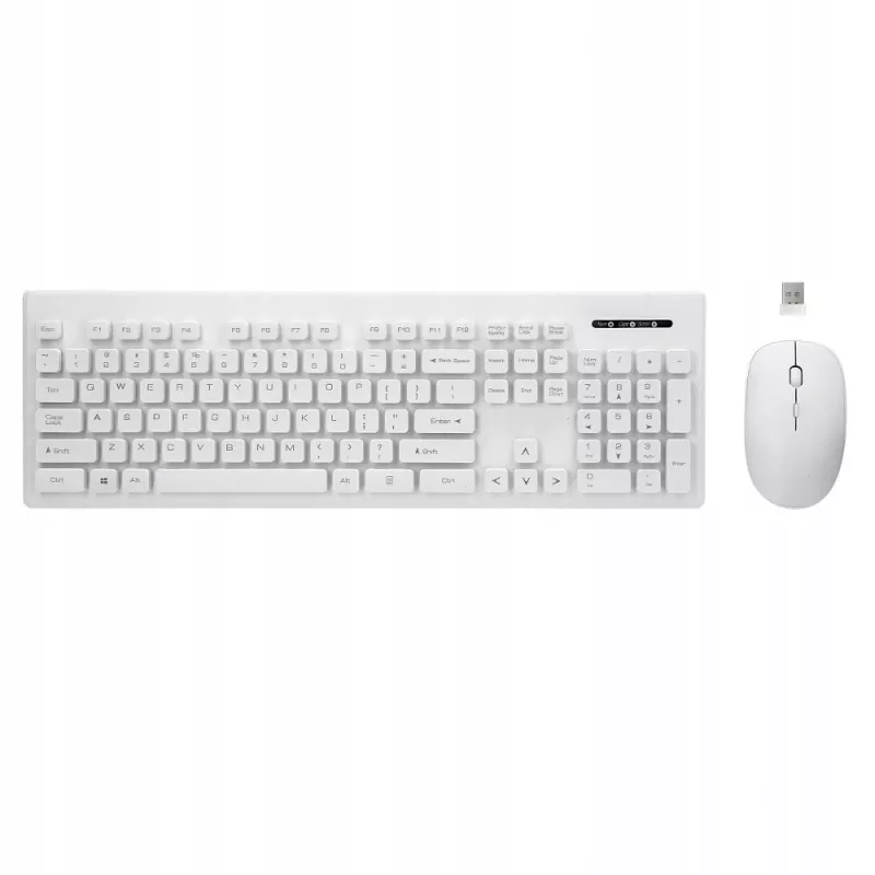 Conjunto de teclado e rato sem fios Rebeltec Biae Whiterun