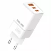 Beline adaptador de rede 2x USB-C 1x USB 65W branco/branco (apenas cabeça) PD 3.0 QC