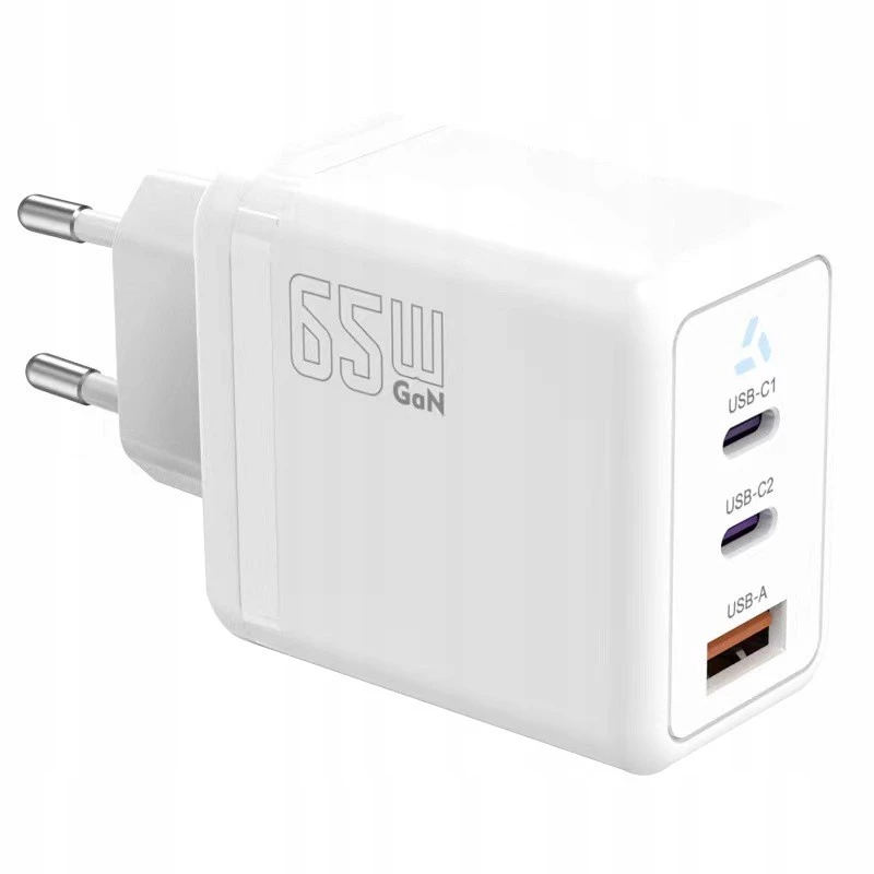 Carregador TB AZTBXUL3USB65WW — 65W USB-C Power Delivery com 2 ligações (1x USB-C, 1x USB-A)