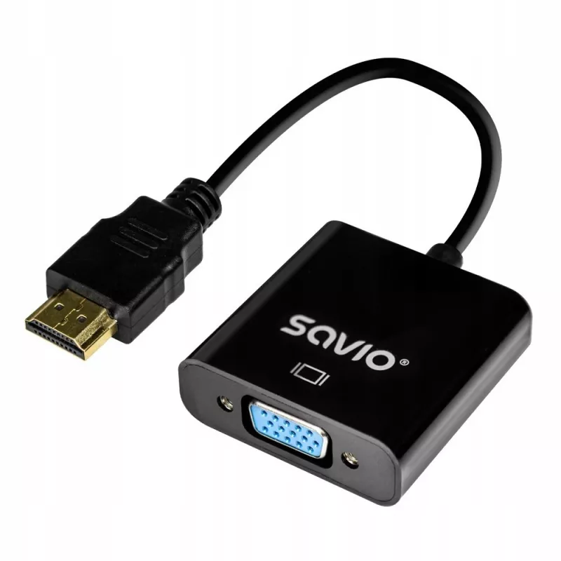 Adaptador Savio HDMI-VGA AK-75