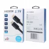 Cabo HDMI v 2.1 Premium 3 m 8K Preto Desenvolvido para gamers