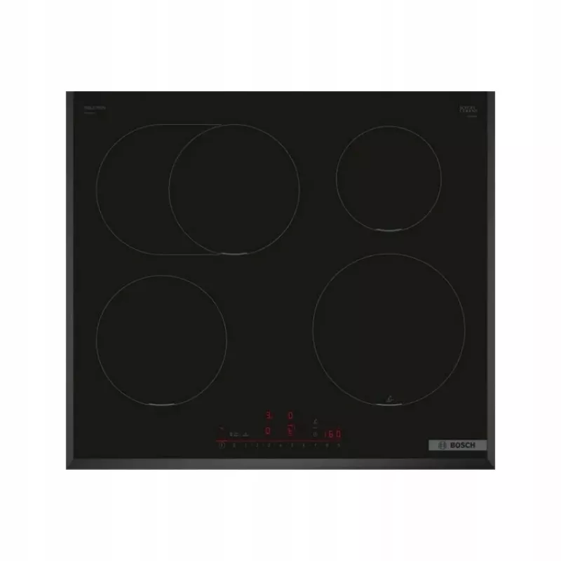 Bosch PIF651HC1E placa de indução, 4 zonas, CombiZone, PerfectFry Plus, Home Connect, 7,4 kW, preta