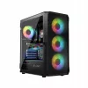 Caixa LOGIC CONCEPT Portos ARGB ATX Mid-Tower, preto