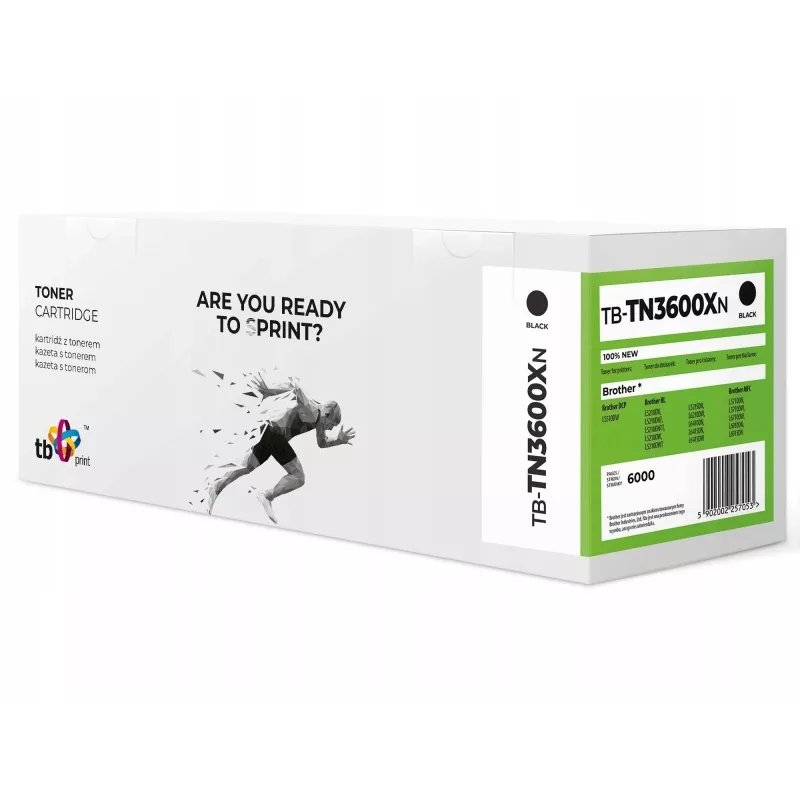 Toner Tb Print Pre Brother TN3600XL TB-TN3600XN Bk 100 % novo