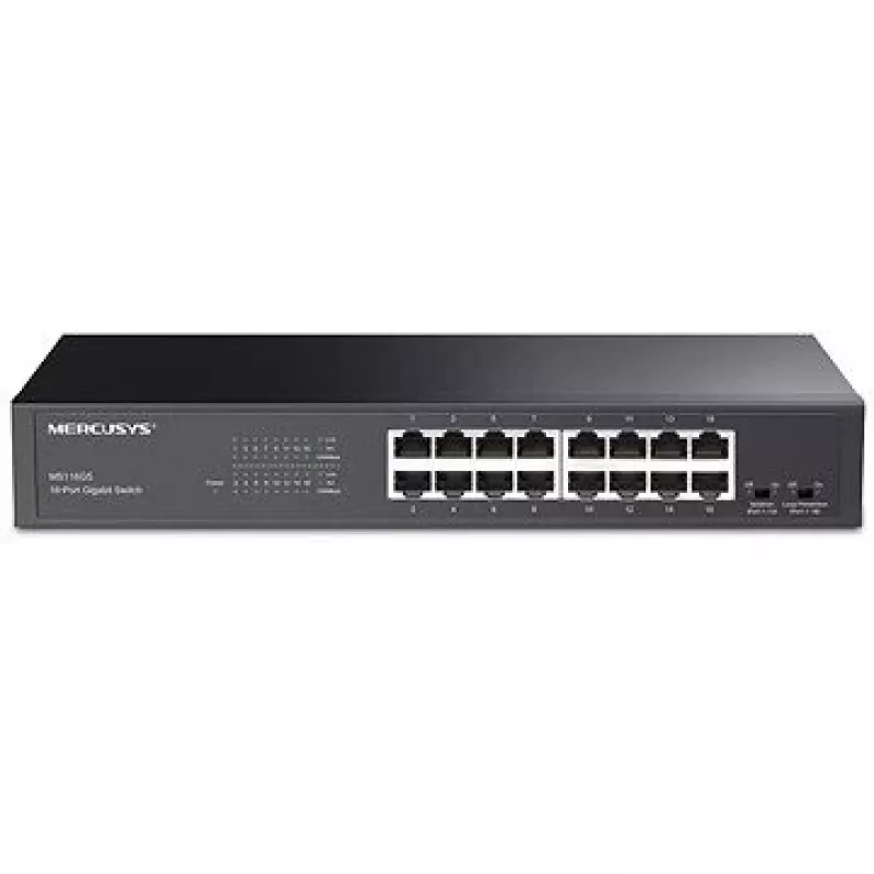 Mercusys MS116GS switch de rede Gigabit Ethernet (10/100/1000) preto