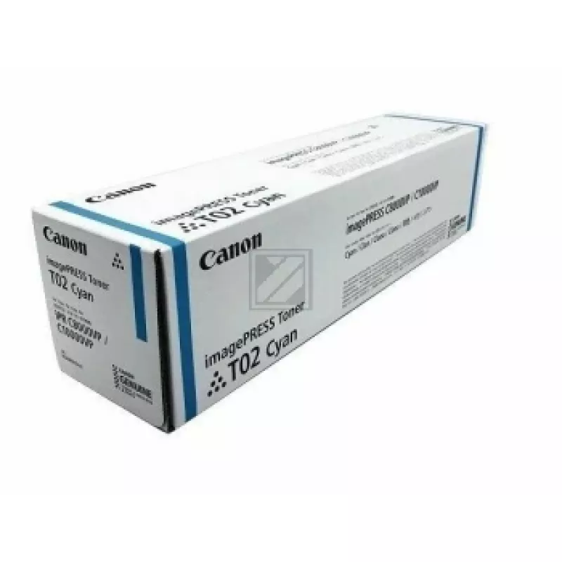 Toner Canon Toner T02 8530B001 até 43.000 páginas Ciano