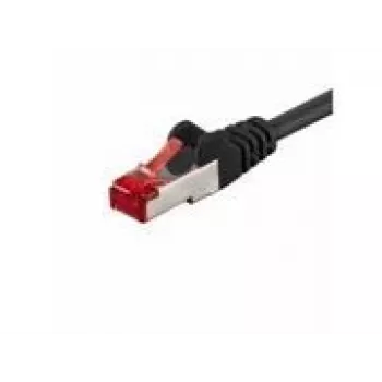 Wentronic Goobay cabo de patch CAT 6, S/FTP (PiMF), preto, 5 m - LSZH sem halogéneos, cobre (68700)
