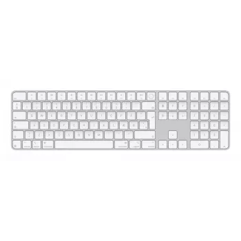Teclado Apple Magic Universal USB + Bluetooth QWERTY Dinamarquês Branco
