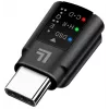 Adaptador de áudio DAC USB-C LogiLink. USB-C/M para 3,5 mm/F. preto