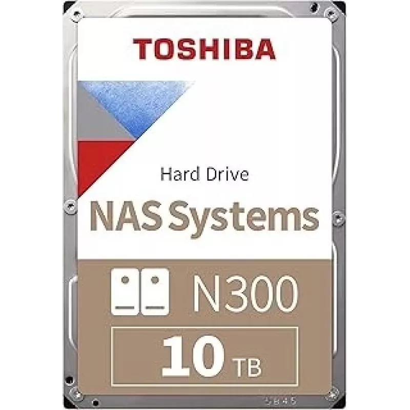 Disco interno Toshiba N300 10 TB 7200 RPM 512 MB 3,5 polegadas Série