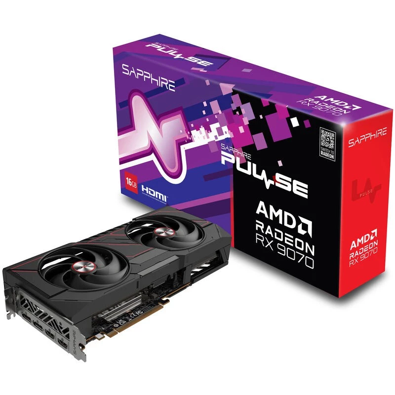 Placa gráfica SAPPHIRE PULSE Radeon RX 9070 16GB GDDR6