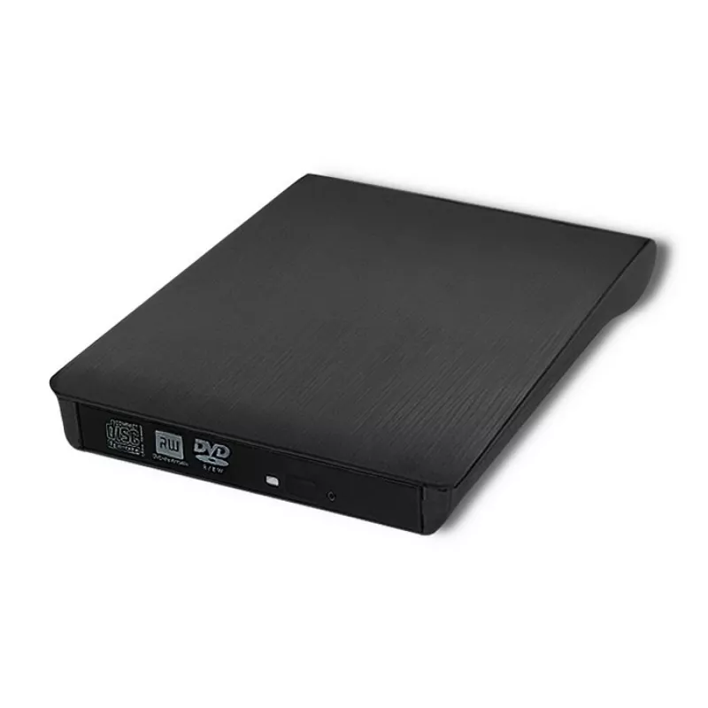 Unidade externa DVD-RW QOLTEC 51857 — USB 3.0, interface SATA, DVD±R 8x, DVD±RW 4x, DVD-RAM 5x, CD 24x, preto