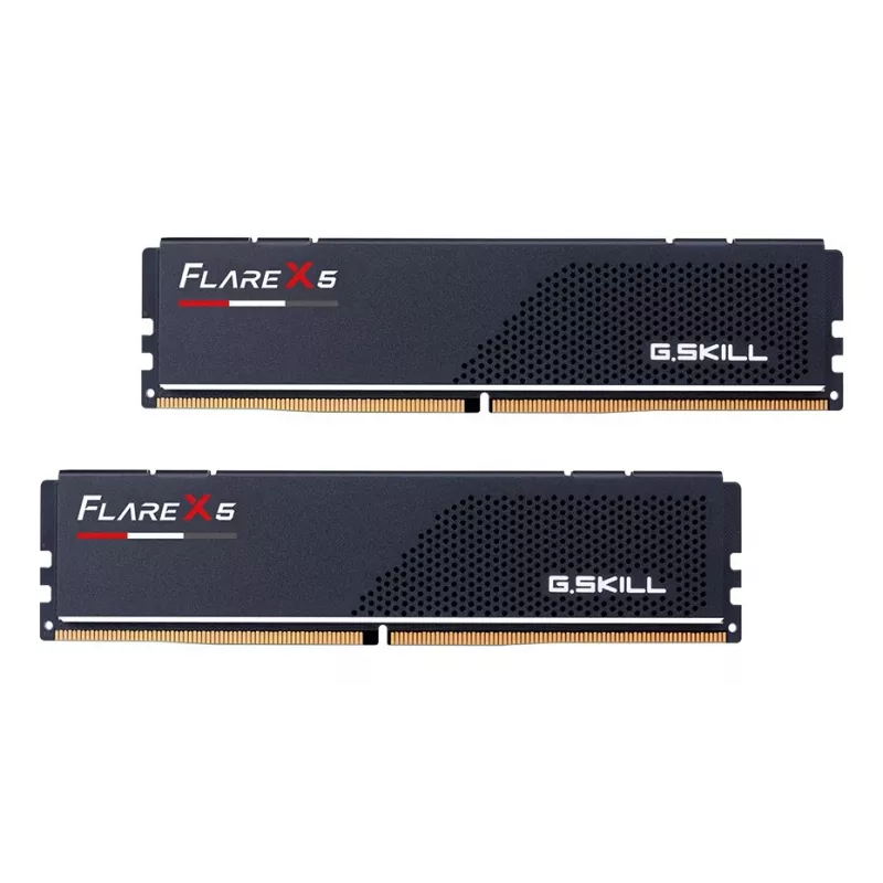 DIMM 64 GB DDR5-6000 (2x 32 GB) Dual-Kit, memória RAM preta, F5-6000J2836G32GX2-FX5, Flare X5, AMD EXPO