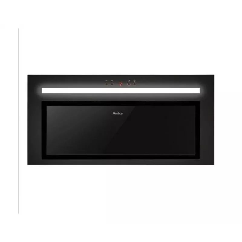 Exaustor de encastrar AMICA OMC6451B HC — filtro de carvão ativo, nível de ruído 65 dB, classe de eficiência energética A