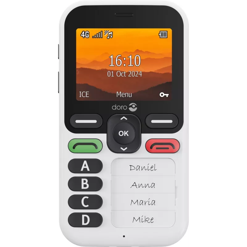 Smartphone Doro Leva X10 2,4 polegadas 1150 mAh grafite