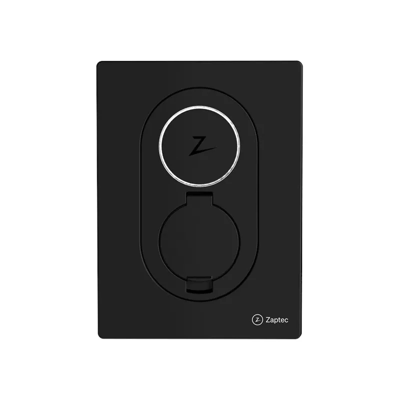 Zaptec Go Caixa de carregamento 22kW Type 2 WiFi e 4G Asfalto Preto