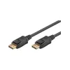 Cabo DisplayPort macho > DisplayPort macho, 8K / 144Hz (preto, 2 metros, 54 Gbit/s, DisplayPort 2.0 / 2.1)