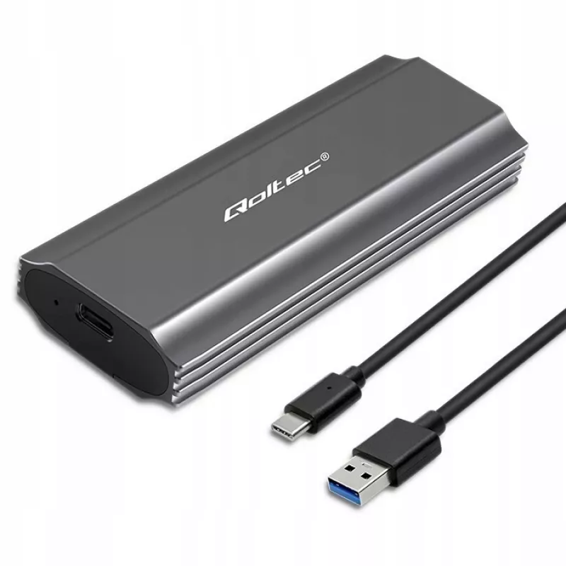 Caixa | compartimento NV2271 para disco M.2 SSD | SATA | NVMe | USB-C | 2TB