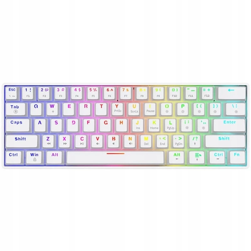 Teclado mecânico Whiteout X2, Blue Outemu, Hot Swap Savio Savgk-white