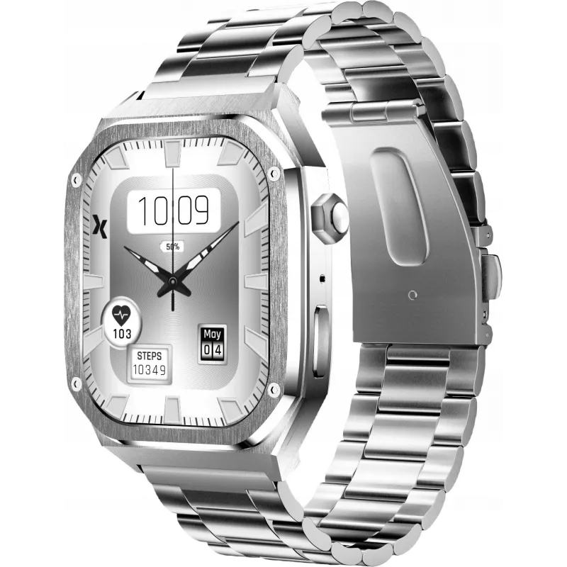 Smartwatch MaxCom FW65 Iron S prateado