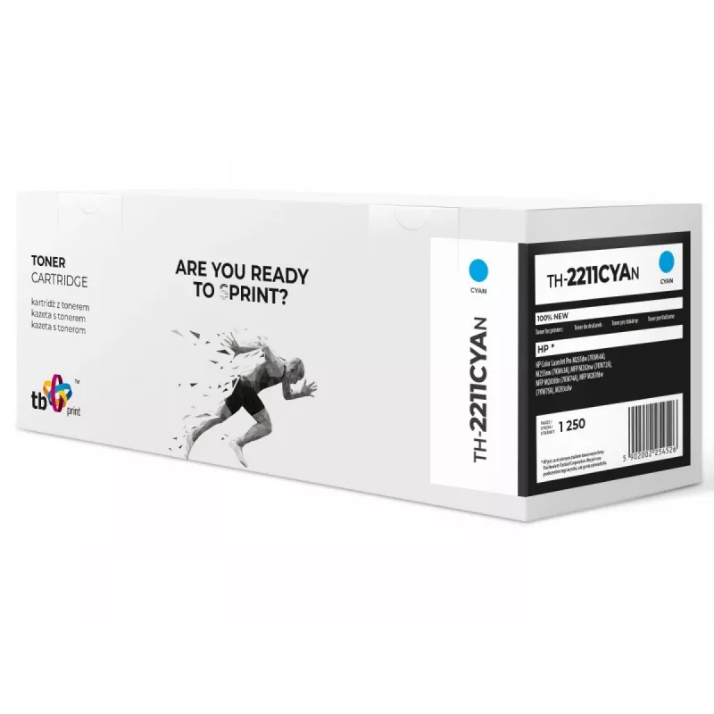 Toner para HP Color LJ Pro M255 W2211A TH-2211Cyan 100% novo CY