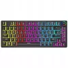 Teclado gaming Savio SAVGK-PHENIX RED PUDDING mecânico RGB Wireless