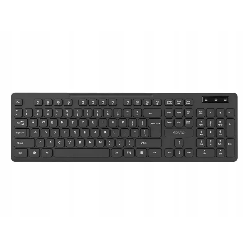 Savio KB-02 teclado Home/Office USB QWERTY preto