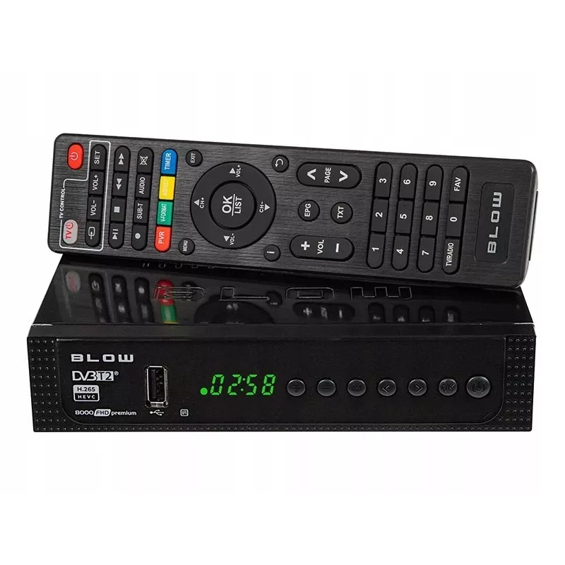 77-039# Descodificador sintonizador Dvb-t2 Blow 8000fhd Premium