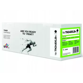 Toner para Brother TN248XLBK TB-TN248XLBN 100% novo preto