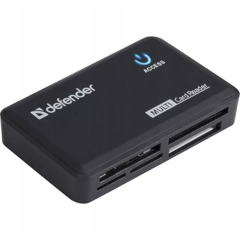 Leitor de cartões Defender OPTIMUS USB 2.0 universal preto