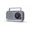 Rádio portátil Eltra HANIA cinzento FM/AM, design compacto, a pilhas