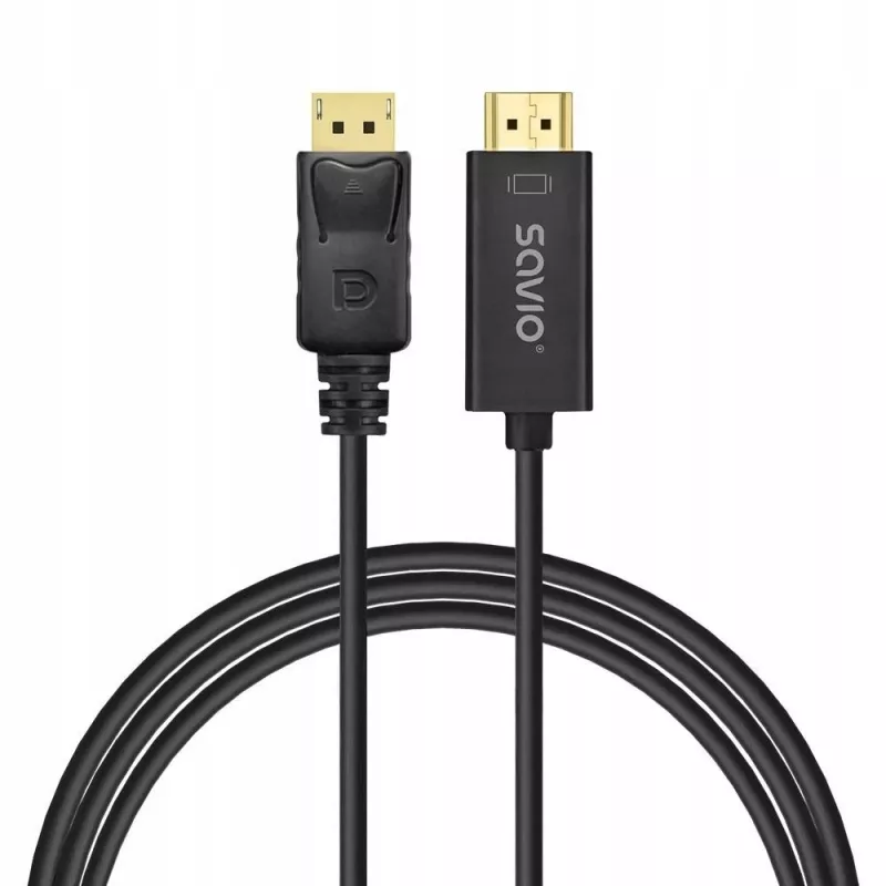 Cabo Display Port para HDMI 1,5m, CL-183 Savio SAVKABELCL-183