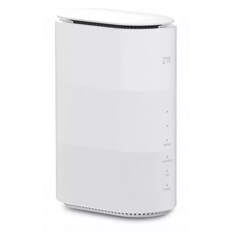 Router ZTE MC888B 5G Dualband Wi‑Fi 6, slot SIM, Gigabit Ethernet, 2 portas LAN, 1 WAN, 1000 MB armazenamento interno, preto