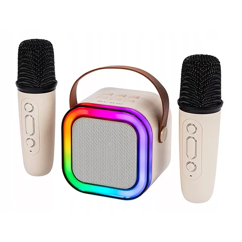 Altifalante de karaoke, altifalante Bluetooth KARAOKE RGB, 30W
