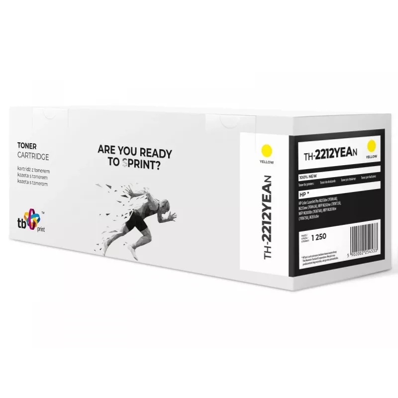 Toner para HP Color LJ Pro M255 W2212A TH-2212YEAN 100% novo YE