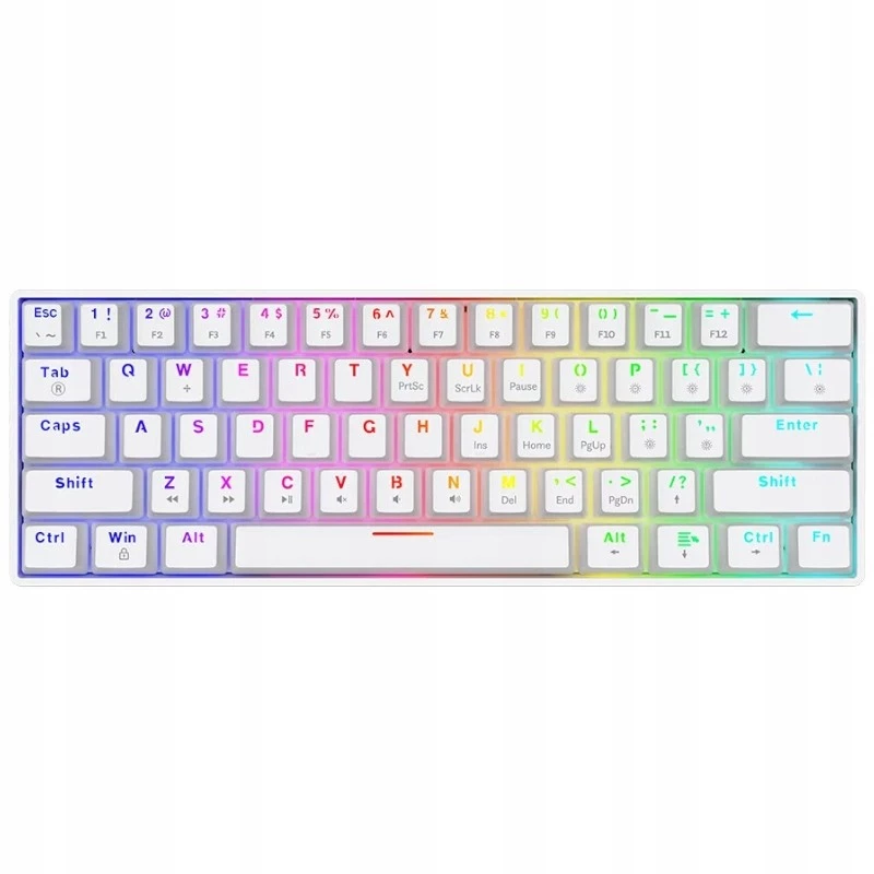 Teclado mecânico Whiteout X2, Brown Outemu, Hot Swap Savio Savgk-whit