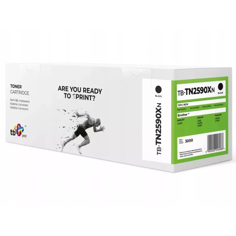 Toner para Brother TN2590XL TB-TN-2590XN BK 100% novo