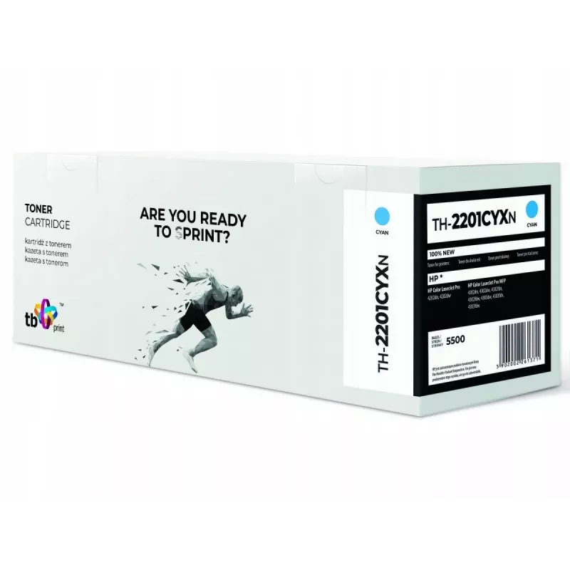 Toner para HP Color LaserJet Pro 4202 W2201X TH-2200CYXN 100% novo ciano