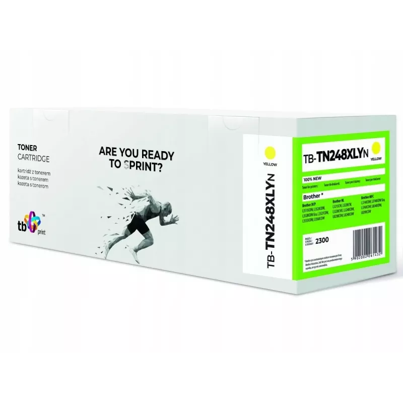 TB TB-TN248XLYN cartucho de toner para Brother TN248XLY, amarelo