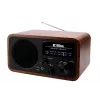 ELTRA MEWA rádio de secretária analógico, FM/LW, preto