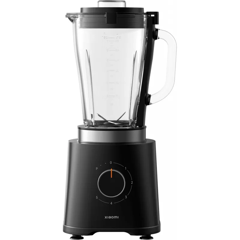 Batedeira Xiaomi BHR8936EU — 600 W, taça 1,75 L, 5 velocidades, botão rotativo, lâminas de aço inoxidável, preto