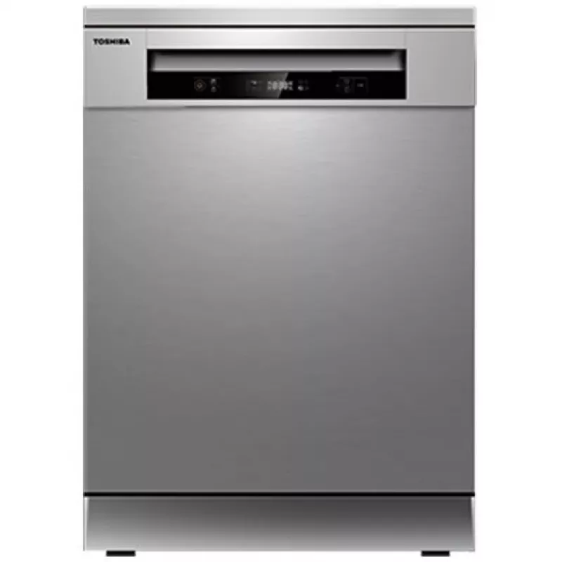 Toshiba DW-14F5EE(S)-PL máquina de lavar loiça de instalação livre, 60 cm, 14 conjuntos, prateada