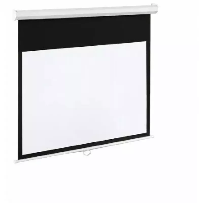 Tela elétrica 100 16:9 120 265x150 branco mate com comando